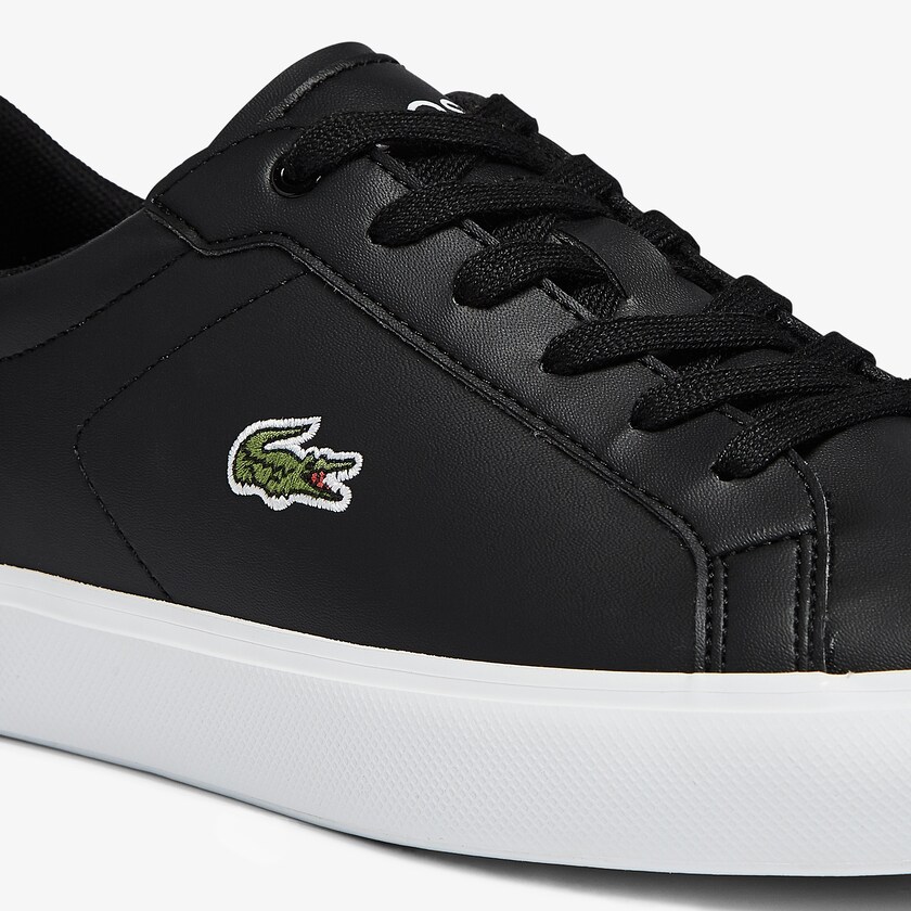 Tenis Lacoste Criança Pretas Branco Powercourt Synthetic SY9-64576J6