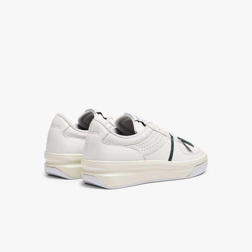 Tenis Lacoste Feminino Branco Bege Quantace Leather VN4-12231U3