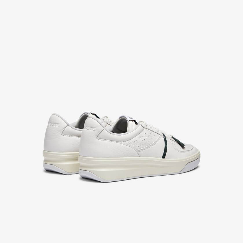 Tenis Lacoste Masculino Branco Bege Quantace Leather OH1-25692Q7