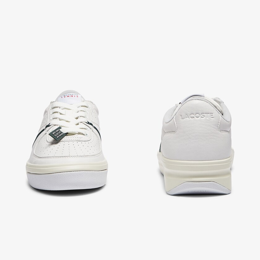 Tenis Lacoste Masculino Branco Bege Quantace Leather OH1-25692Q7