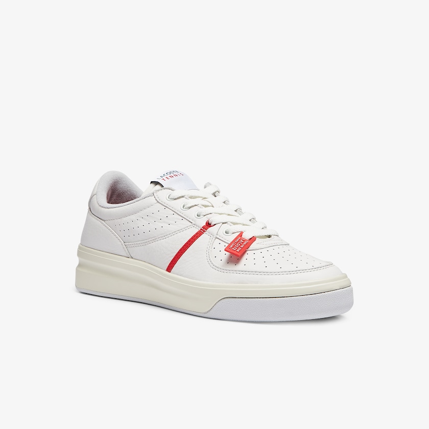 Tenis Lacoste Masculino Vermelhas Branco Quantace Leather DO6-60306S1