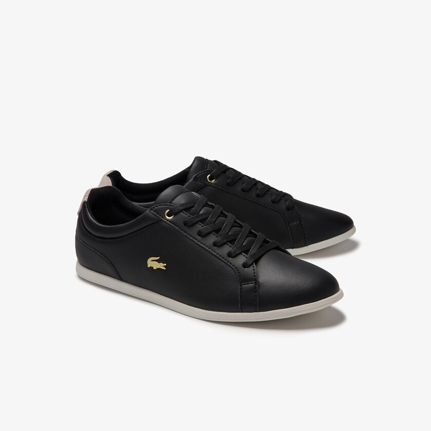 Tenis Lacoste Feminino Pretas Cinzentas Rey Lace Suede OT5-99819D9
