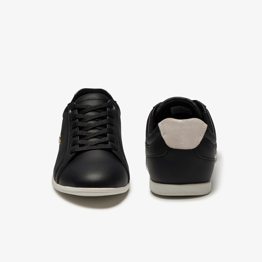 Tenis Lacoste Feminino Pretas Cinzentas Rey Lace Suede OT5-99819D9