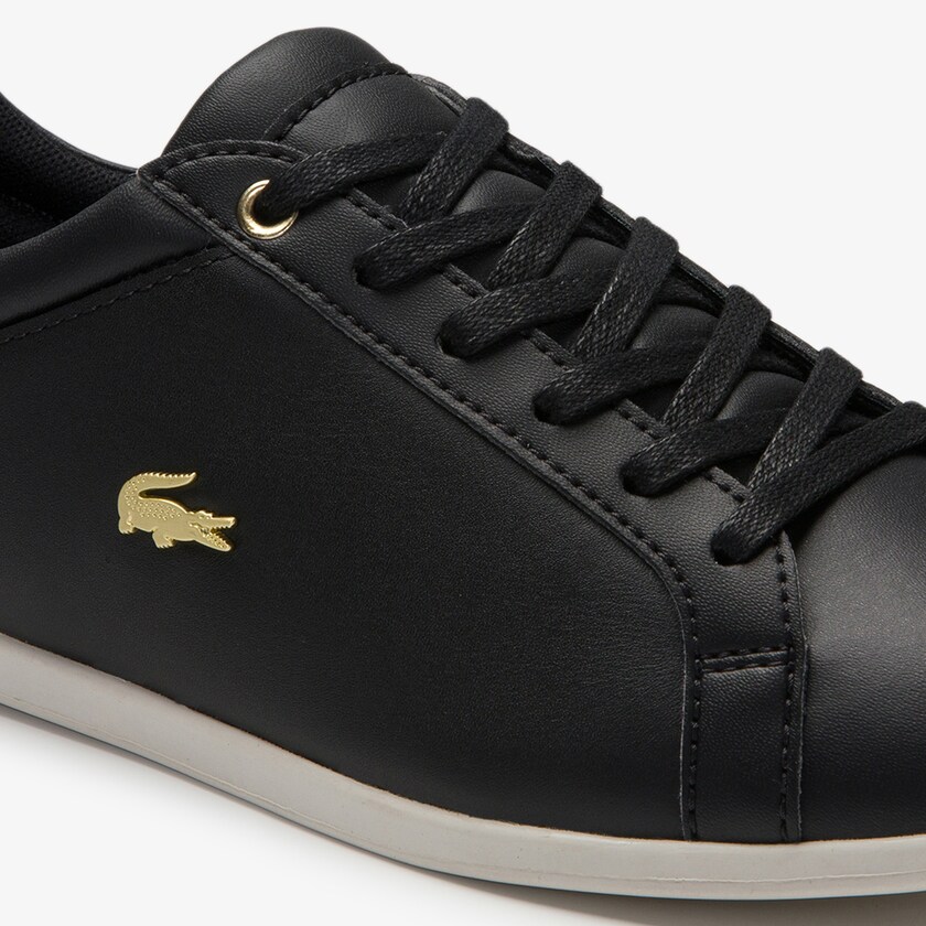 Tenis Lacoste Feminino Pretas Cinzentas Rey Lace Suede OT5-99819D9
