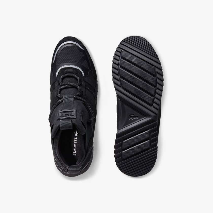Tenis Lacoste Masculino Pretas Pretas Run Breaker Suede KV7-06320X2