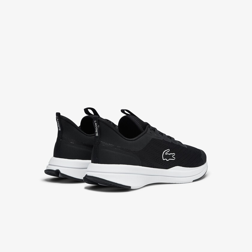 Tenis Lacoste Masculino Pretas Branco Run Spin Textile XQ3-94489W5
