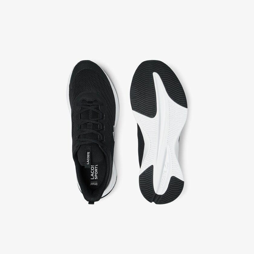Tenis Lacoste Masculino Pretas Branco Run Spin Textile XQ3-94489W5