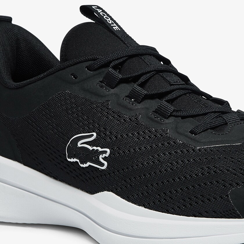 Tenis Lacoste Masculino Pretas Branco Run Spin Textile XQ3-94489W5