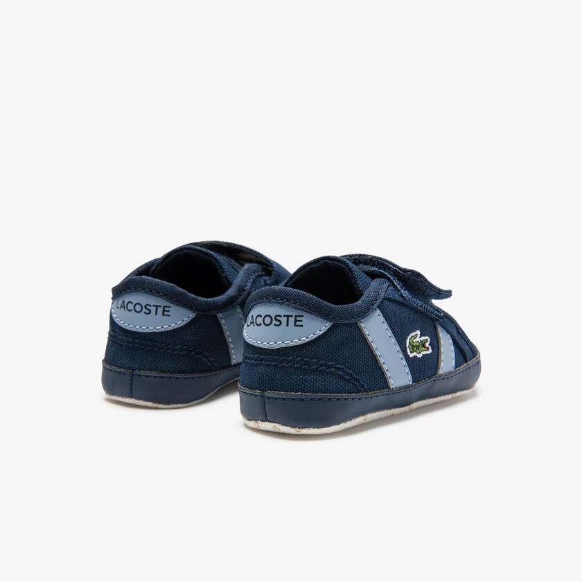 Tenis Lacoste Criança Azul Marinho Sideline Crib Canvas DS7-69946W5