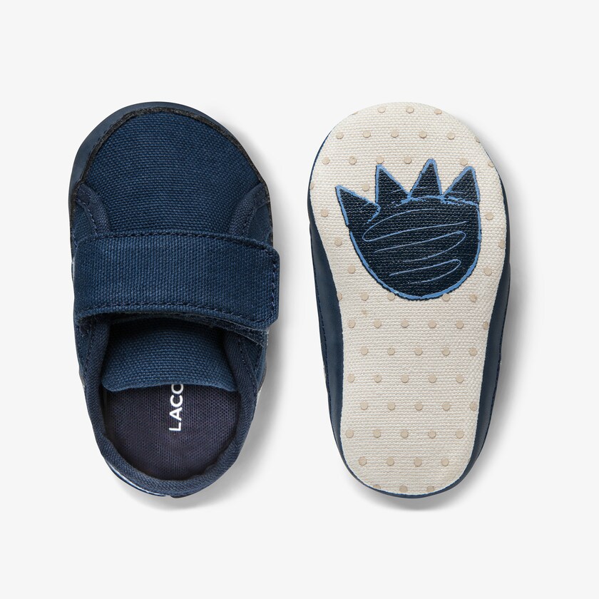 Tenis Lacoste Criança Azul Marinho Sideline Crib Canvas DS7-69946W5