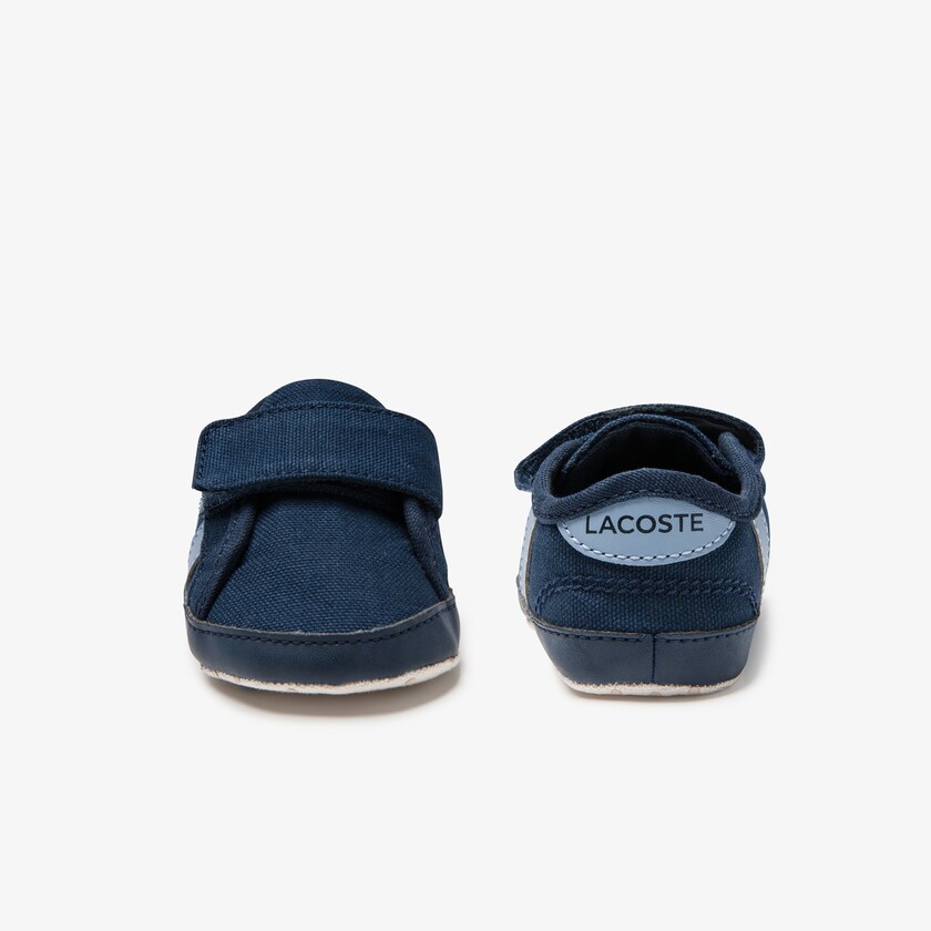 Tenis Lacoste Criança Azul Marinho Sideline Crib Canvas DS7-69946W5