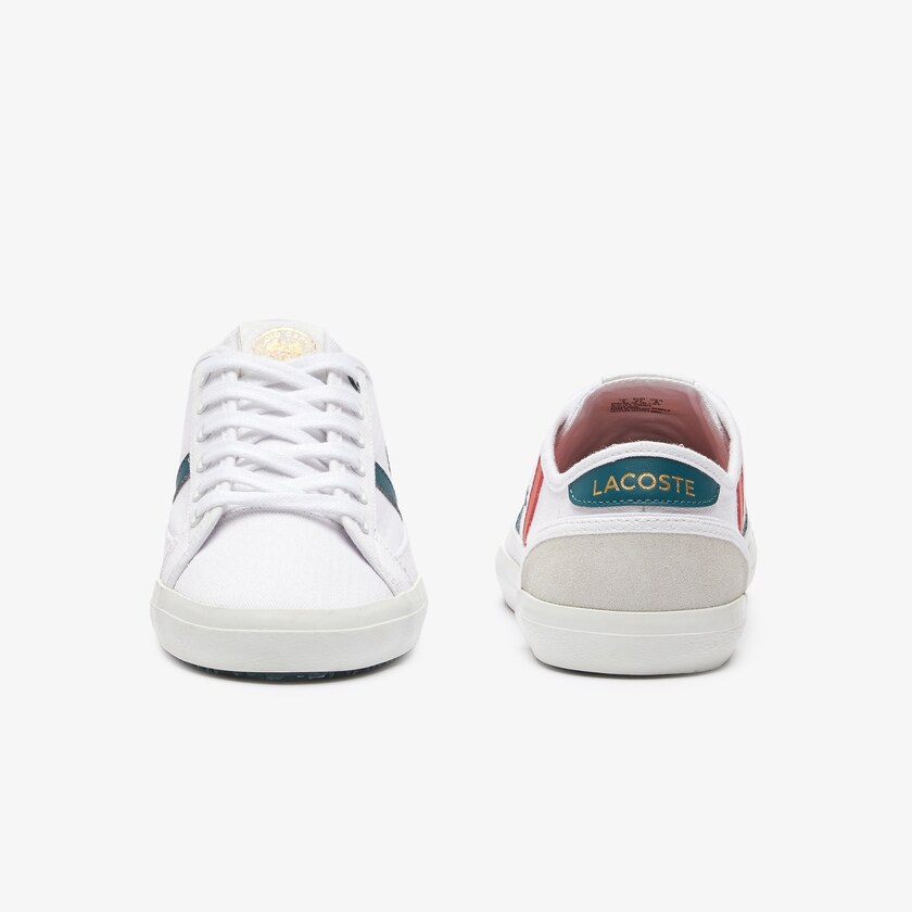 Tenis Lacoste Feminino Branco Verdes Sideline Roland Garros GR2-16001L1
