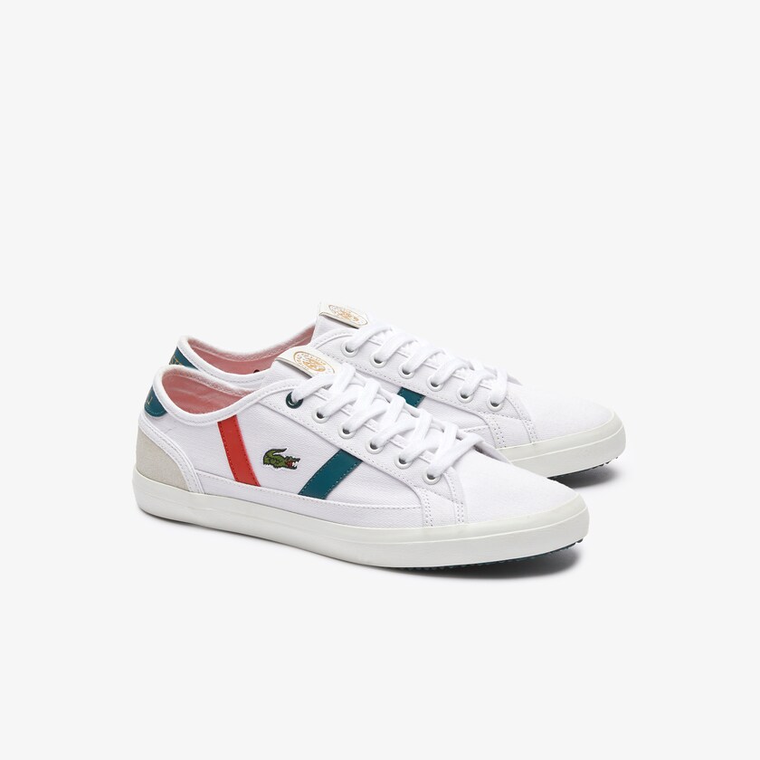 Tenis Lacoste Masculino Branco Verdes Sideline Roland Garros PU6-70997Y8