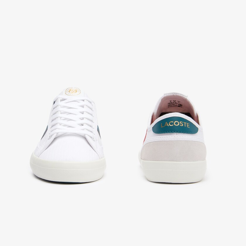 Tenis Lacoste Masculino Branco Verdes Sideline Roland Garros PU6-70997Y8