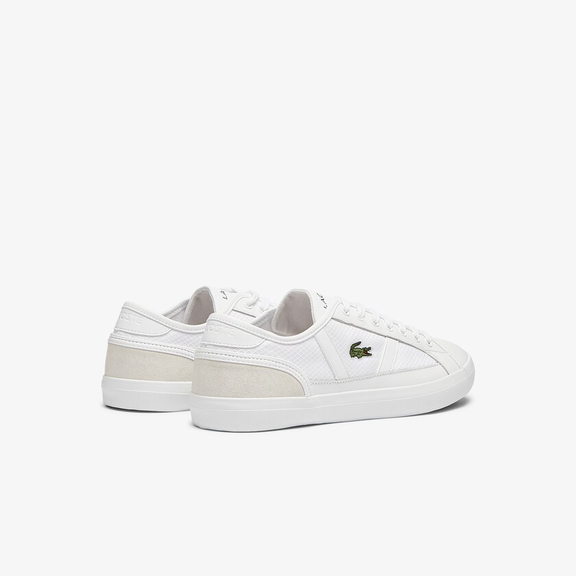 Tenis Lacoste Masculino Branco Sideline Textile and Leather YY6-12721C4