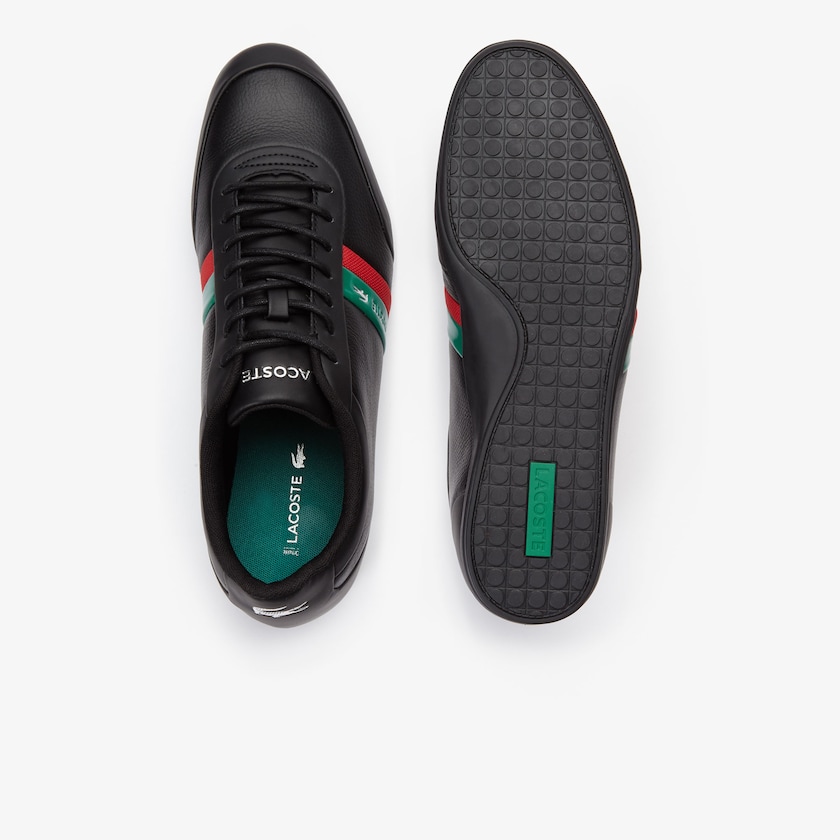 Tenis Lacoste Masculino Pretas Verdes Storda Sneaker QW8-32593D0