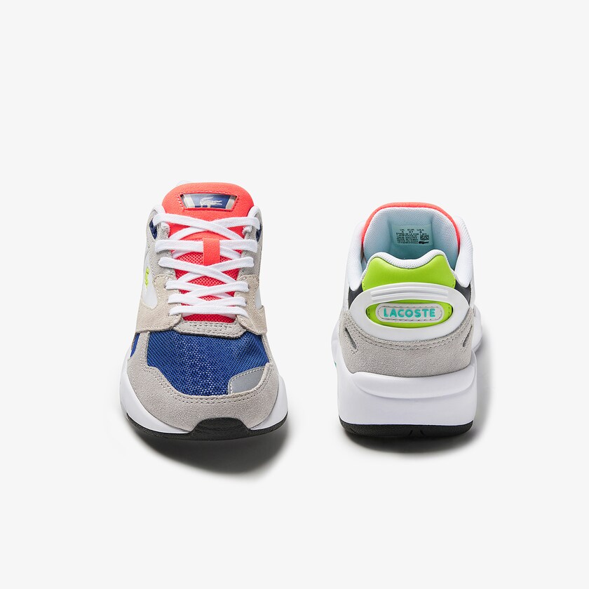 Tenis Lacoste Feminino Luz Cinzentas Luz Verdes Storm 96 LO Colourblock Textile PS2-42674A4