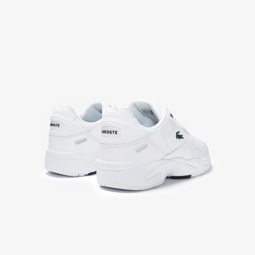 Tenis Lacoste Masculino Branco Storm 96 LO Textile and Leather AF5-84598M0