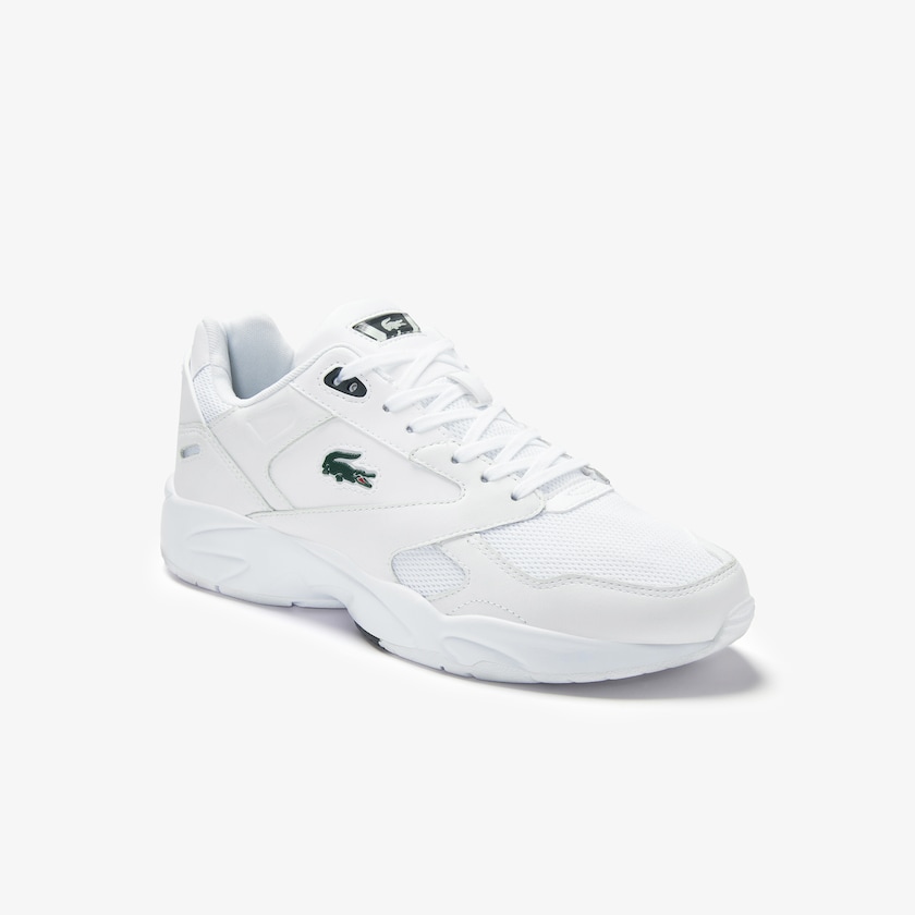 Tenis Lacoste Masculino Branco Storm 96 LO Textile and Leather AF5-84598M0