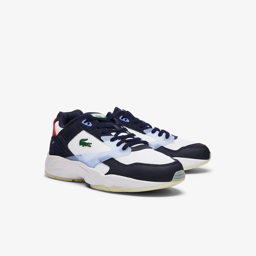 Tenis Lacoste Masculino Azul Marinho Storm 96 LO Textile and Leather LS4-58845S3