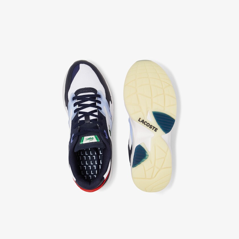 Tenis Lacoste Masculino Azul Marinho Storm 96 LO Textile and Leather LS4-58845S3
