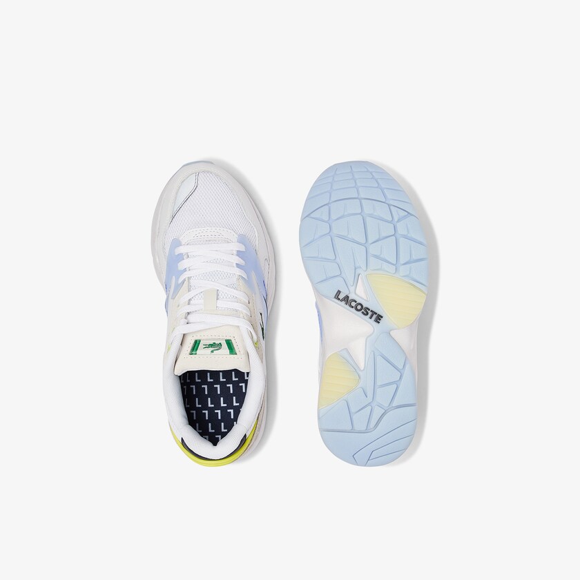 Tenis Lacoste Feminino Branco Coral Storm 96 LO Textile and Leather PI0-90709U3