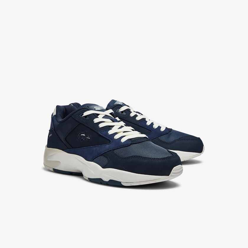 Tenis Lacoste Masculino Azul Marinho Storm 96 Lo Nubuck Leather MY7-54825K9