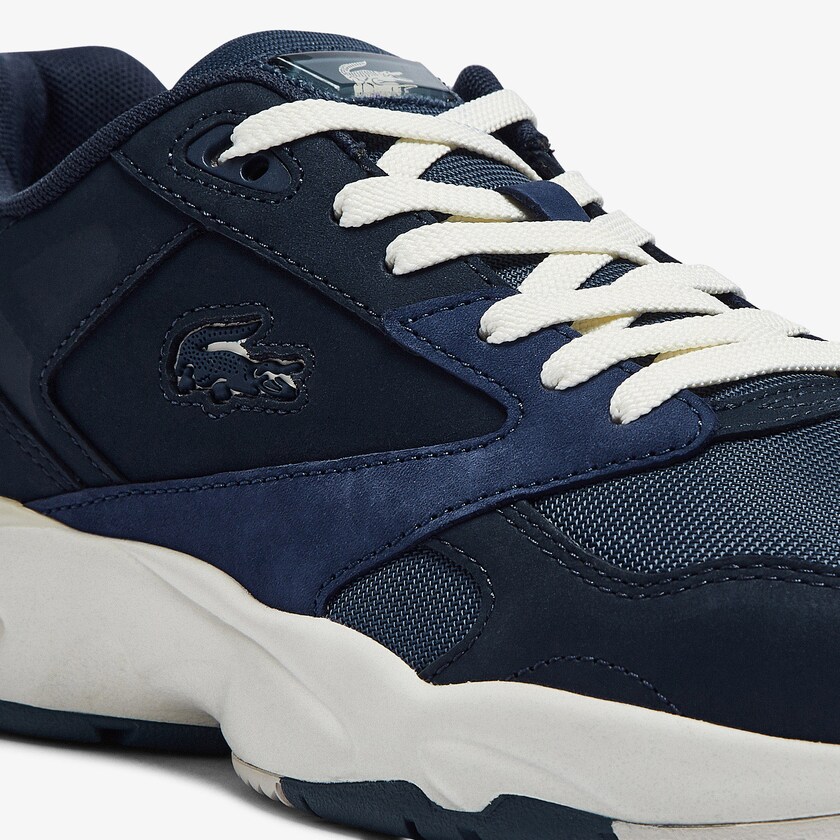 Tenis Lacoste Masculino Azul Marinho Storm 96 Lo Nubuck Leather MY7-54825K9
