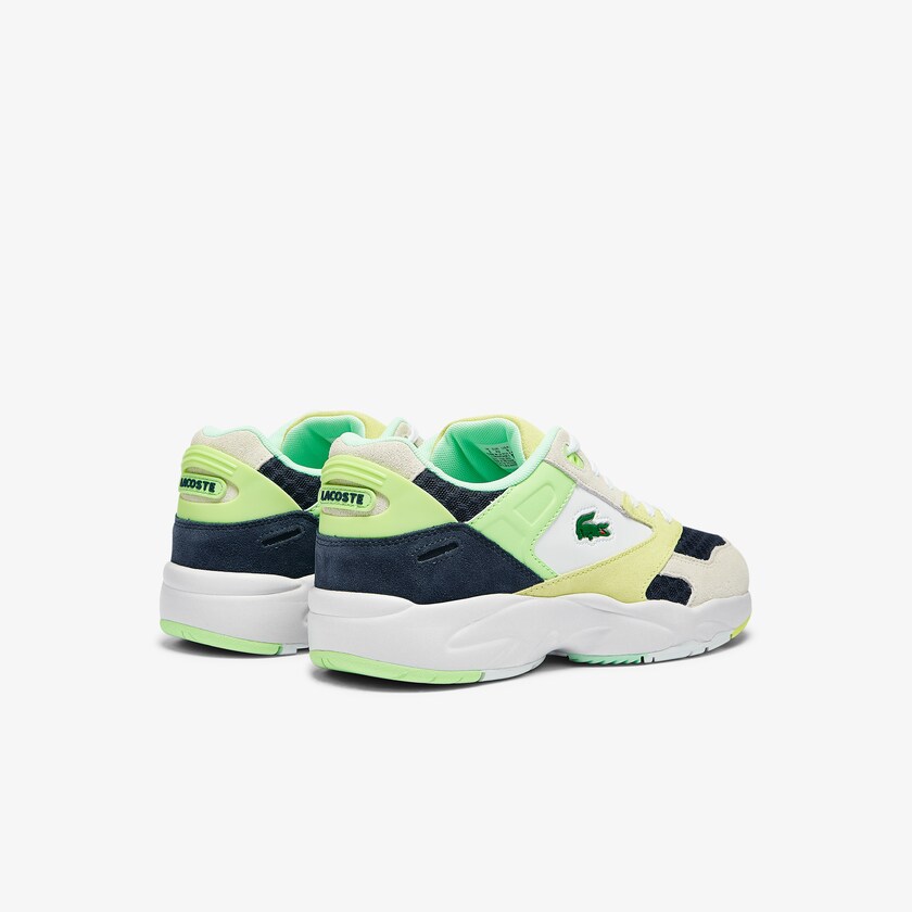 Tenis Lacoste Masculino Azuis Escuro Luz Azuis Storm 96 Lo Suede and Mesh HO2-49904N4