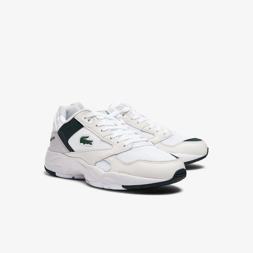 Tenis Lacoste Feminino Branco Storm 96 Lo Synthetic and Leather JS6-39763E0