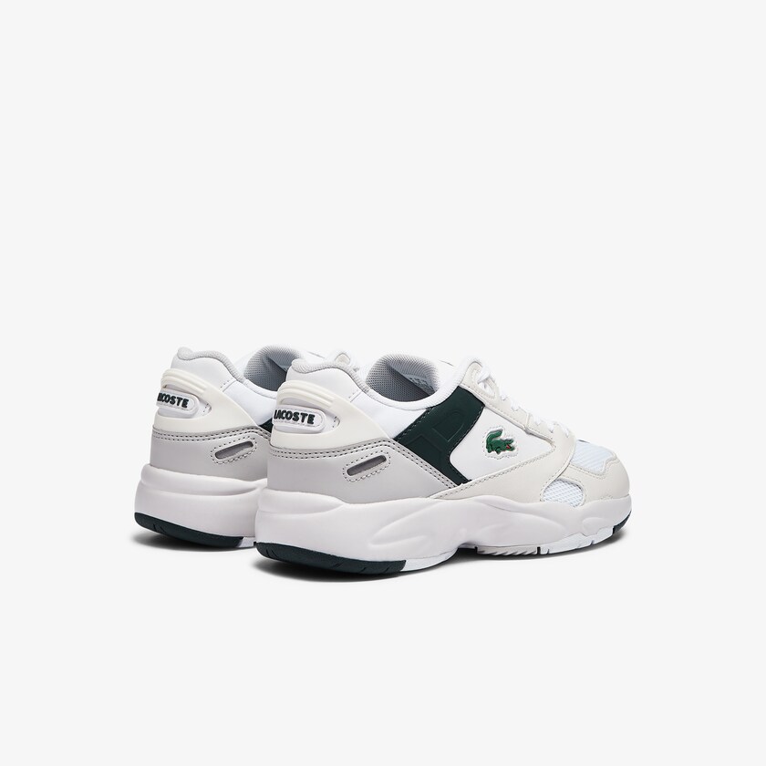 Tenis Lacoste Feminino Branco Storm 96 Lo Synthetic and Leather JS6-39763E0