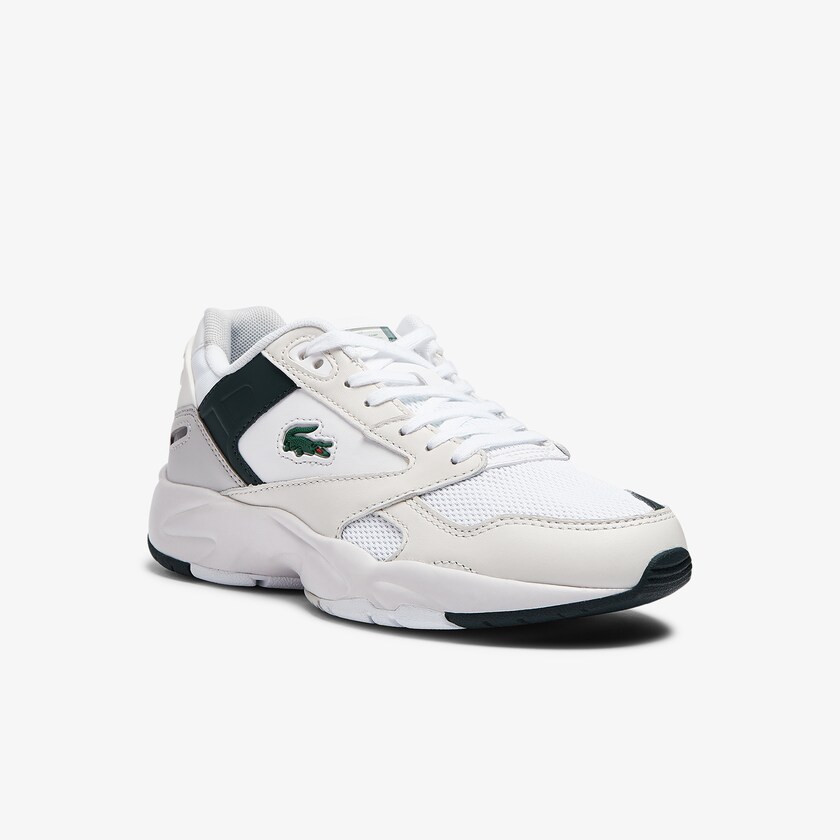 Tenis Lacoste Feminino Branco Storm 96 Lo Synthetic and Leather JS6-39763E0