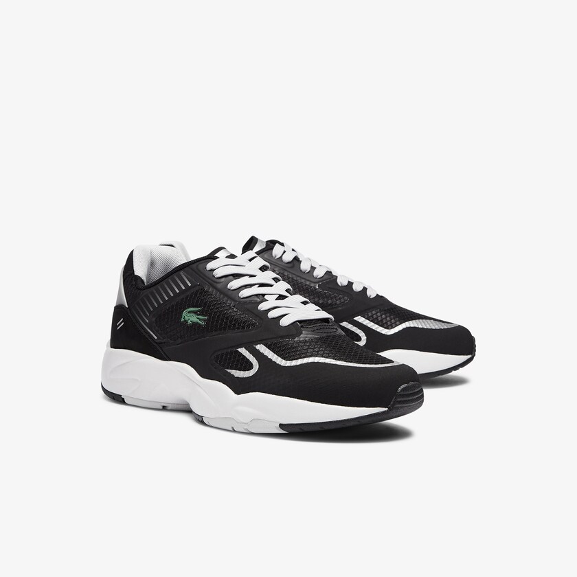 Tenis Lacoste Masculino Pretas Luz Cinzentas Storm 96 Nano Textile MO2-88488N6