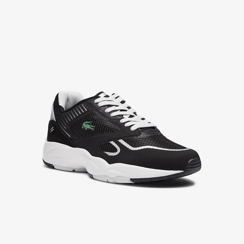 Tenis Lacoste Masculino Pretas Luz Cinzentas Storm 96 Nano Textile MO2-88488N6