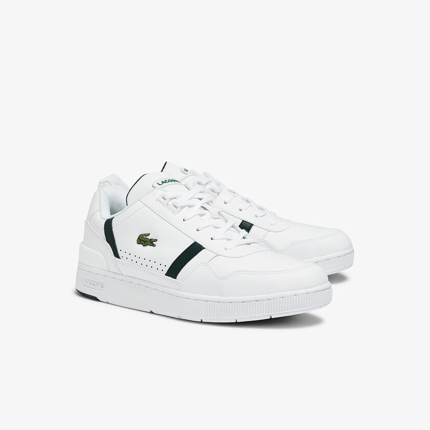 Tenis Lacoste Masculino Branco T-Clip Leather IU5-20022Y0