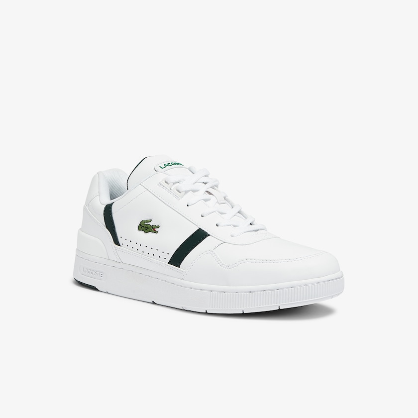 Tenis Lacoste Masculino Branco T-Clip Leather IU5-20022Y0
