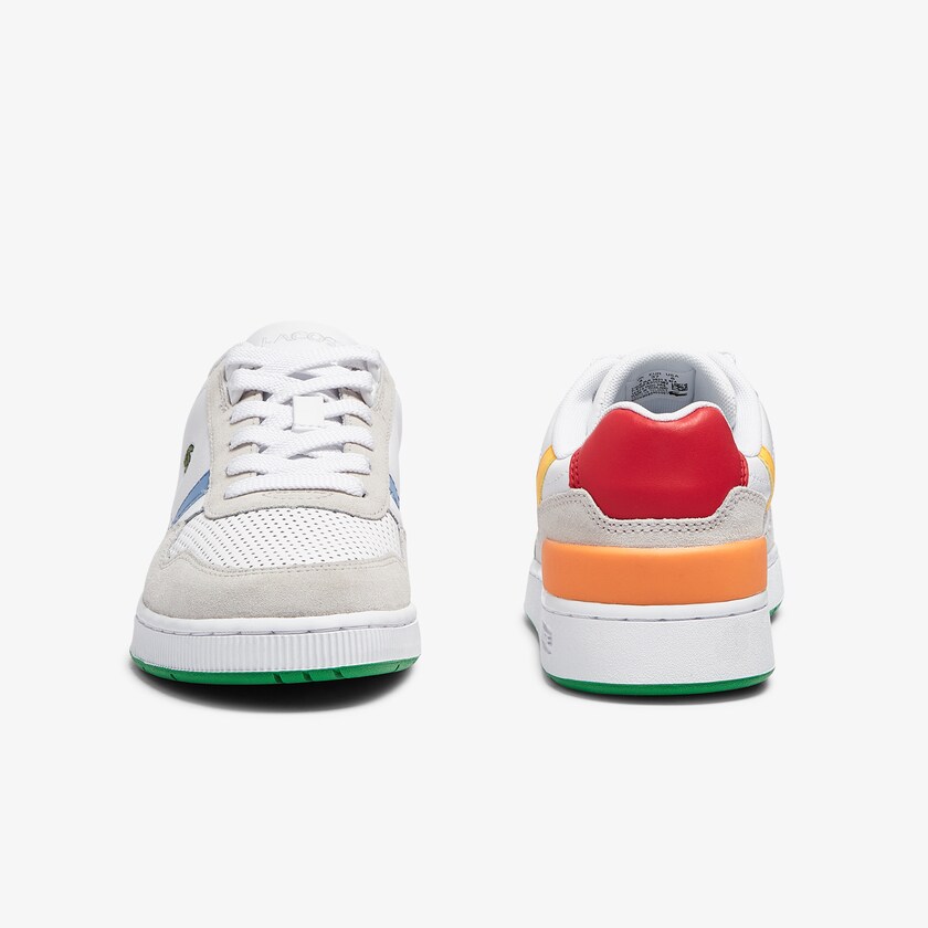 Tenis Lacoste Feminino Branco Verdes T-Clip Leather x Polaroid HA2-09170P8