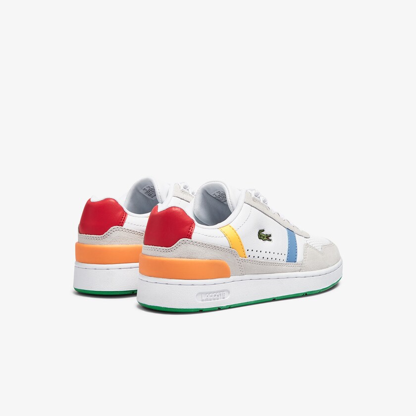 Tenis Lacoste Masculino Branco Verdes T-Clip x Polaroid CF6-91269J4