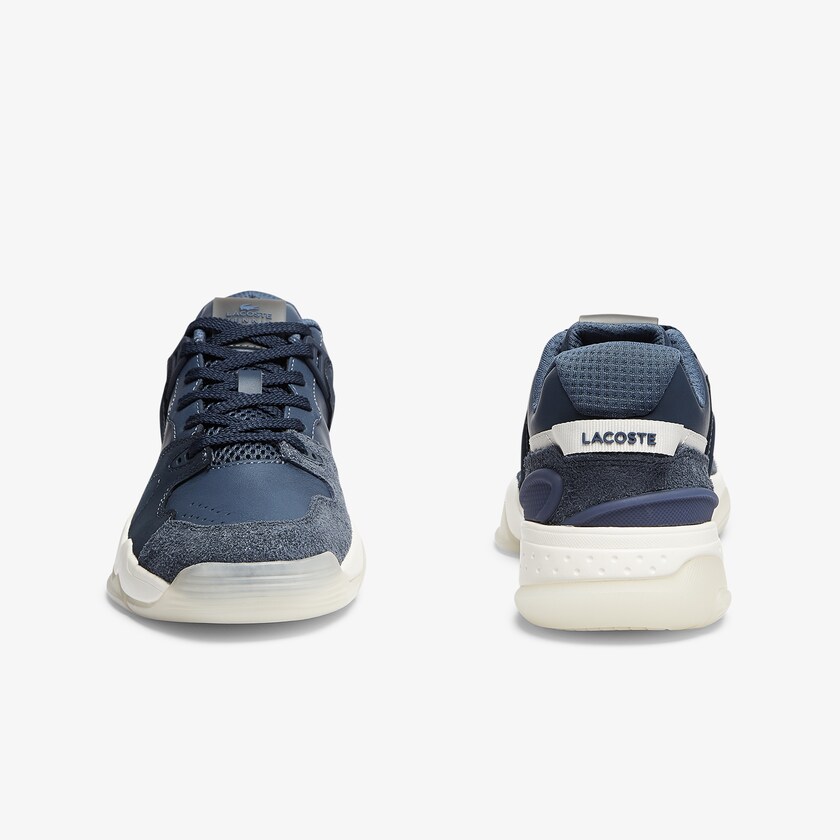 Tenis Lacoste Feminino Azul Marinho T-Point Nubuck Leather OE3-87668K8