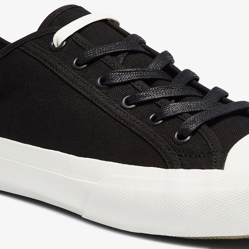 Tenis Lacoste Masculino Pretas Cinzentas Topskill Cotton Canvas LH9-02400O4