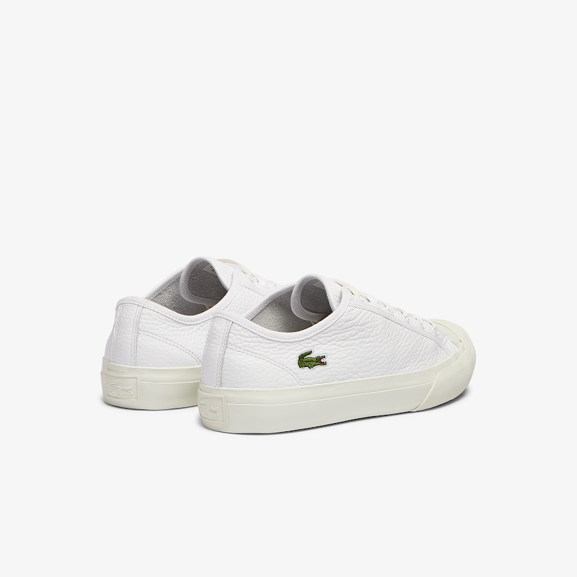 Tenis Lacoste Masculino Branco Cinzentas Topskill Leather PE2-17771Q0