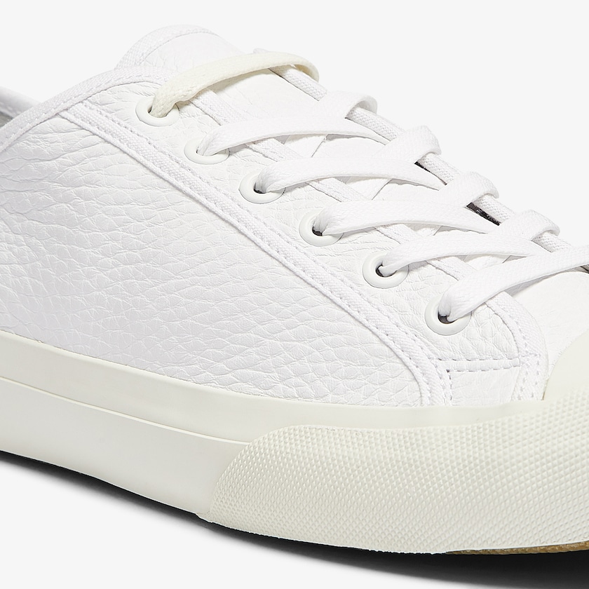 Tenis Lacoste Masculino Branco Cinzentas Topskill Leather PE2-17771Q0