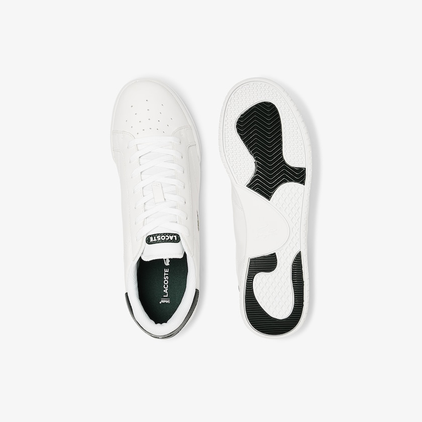 Tenis Lacoste Masculino Branco Twin Serve Leather Colour-Pop UH5-52155L9