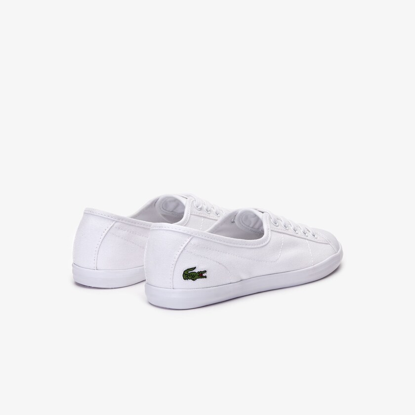 Tenis Lacoste Feminino Branco Ziane Canvas VJ4-36083T0