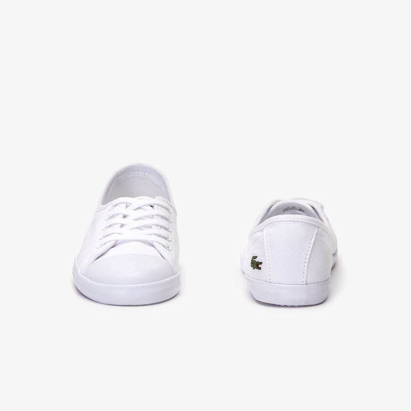 Tenis Lacoste Feminino Branco Ziane Canvas VJ4-36083T0