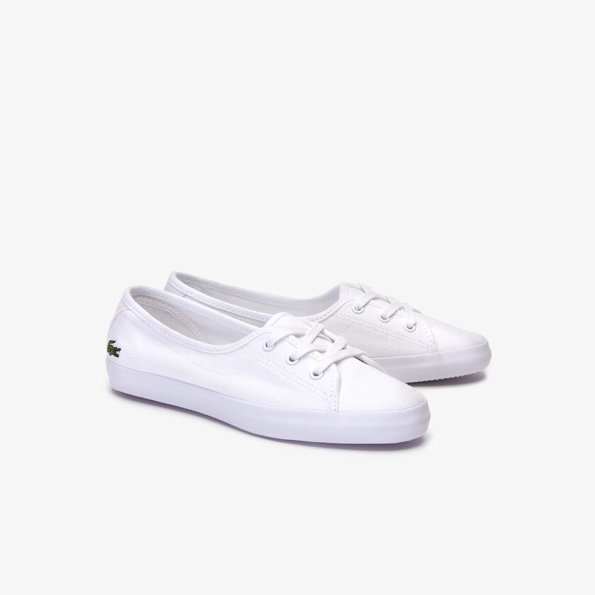 Tenis Lacoste Feminino Branco Ziane Chunky Canvas KP4-84558Z6