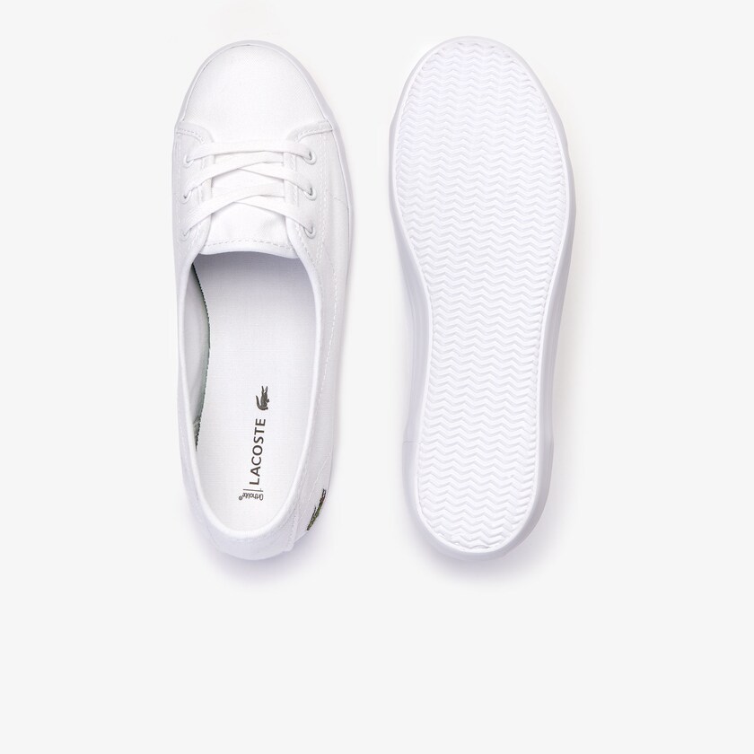 Tenis Lacoste Feminino Branco Ziane Chunky Canvas KP4-84558Z6