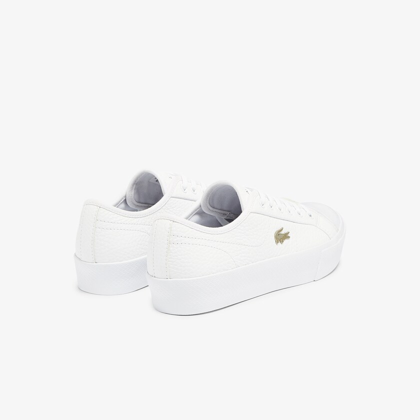 Tenis Lacoste Feminino Branco Ziane Plus Grand Leather PS1-04490T2