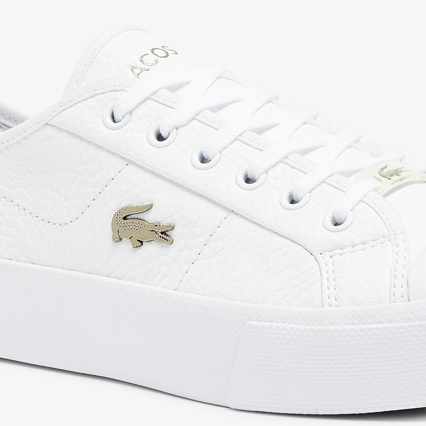 Tenis Lacoste Feminino Branco Ziane Plus Grand Leather PS1-04490T2