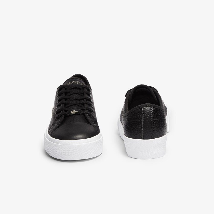 Tenis Lacoste Feminino Pretas Branco Ziane Plus Grand Leather ND8-21342W1